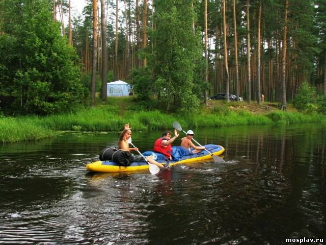 Сплав по рекам подмосковья